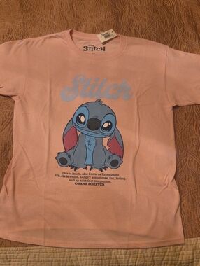 Disney Pink Stitch Graphic Tee